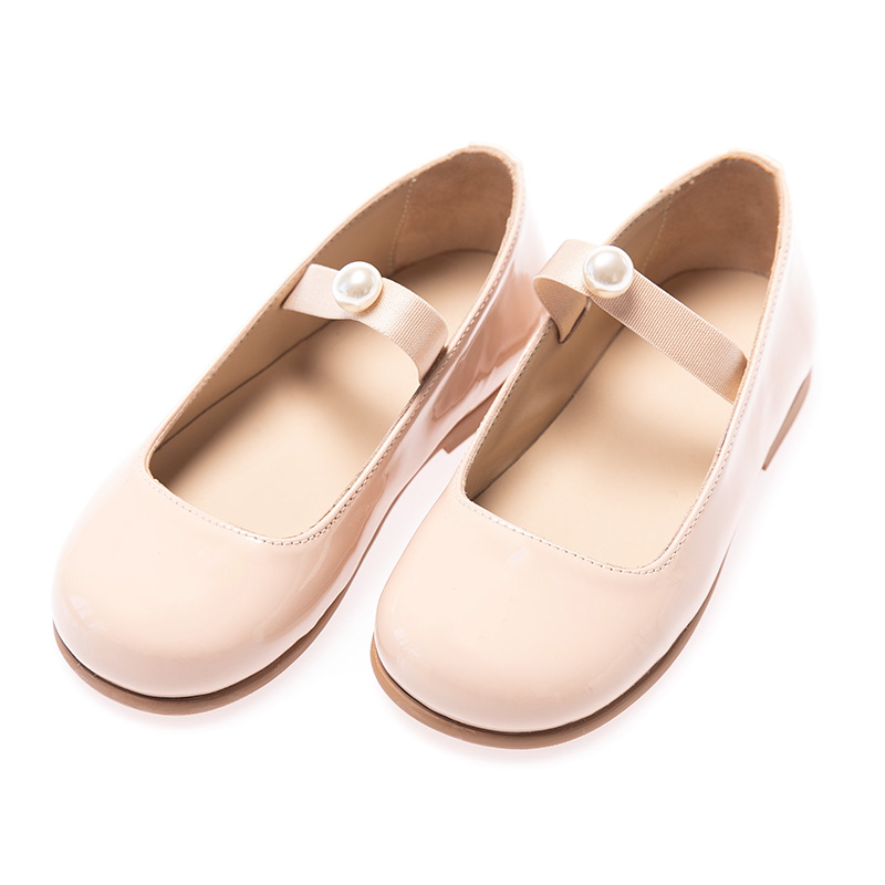Luxury Footwear for Childrens - Patent Ballerina Flats