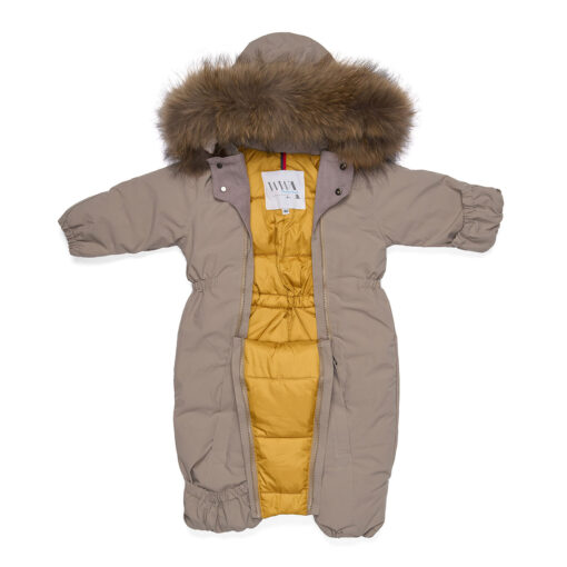 Arlo Baby Snowsuit Cappuccino - Image 2